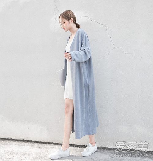 小只女必看 掌握长版针织显高关键 身材搭配 穿衣如何显高