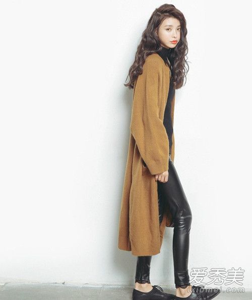 小只女必看 掌握长版针织显高关键 身材搭配 穿衣如何显高