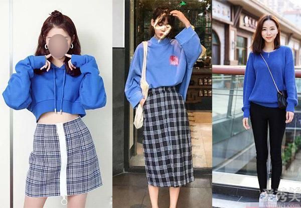 6种蓝色衣服,内置清爽感,特别适合春夏穿着。