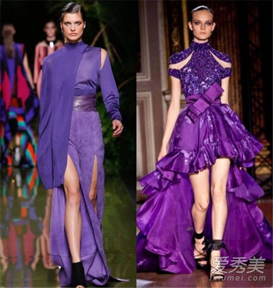 2018年度流行色极光紫怎么搭配 紫色衣服配什么颜色围巾好看