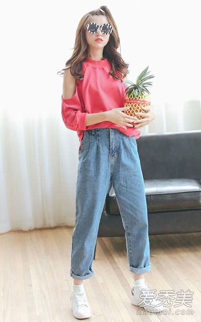 有外套和粗腿的宽松牛仔裤依赖于此。