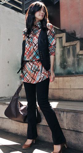 告别单调的长印花衬衫