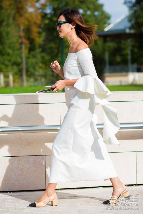 白色連衣裙夏裝 白裙子這麼美還不BUY 白色連衣裙搭配