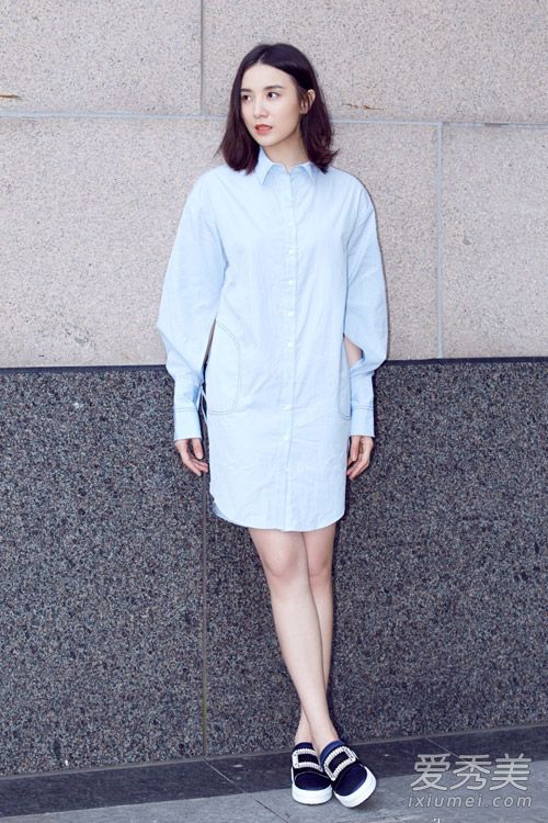 郑爽宋佳 衬衫连衣裙成女星新宠 衬衫连衣裙搭配