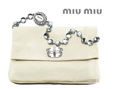 MiuMiu新款 贵气珠宝手袋