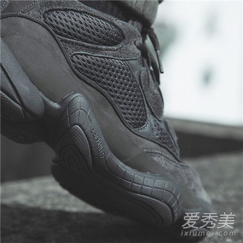 yeezy500黑色上腳圖 yeezy500黑色解構圖