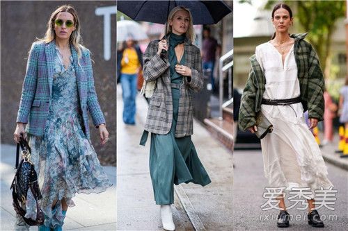 格纹单品的六种穿法 2018秋冬穿衣灵感就从时装周获取