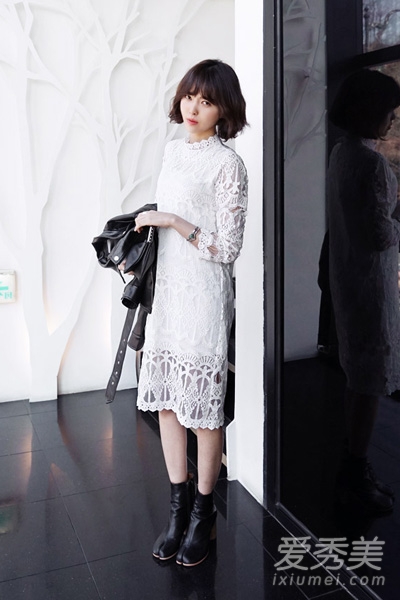 2015新款连衣裙 白色穿出仙女范