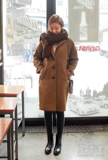 韩版冬装外套 oversize大衣必备韩版大衣如何搭配