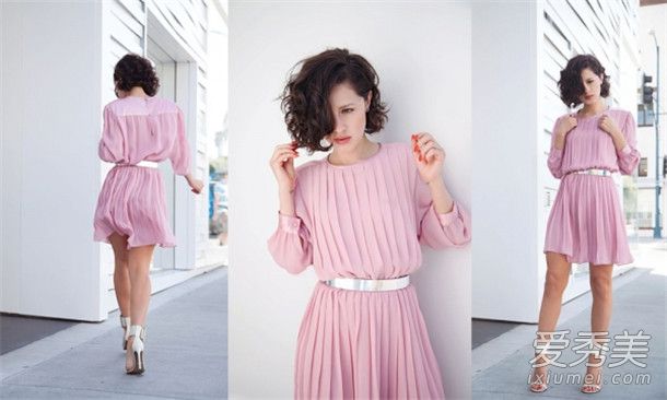 粉色连衣裙怎么搭配 打造大人感甜美的粉嫩色连身裙