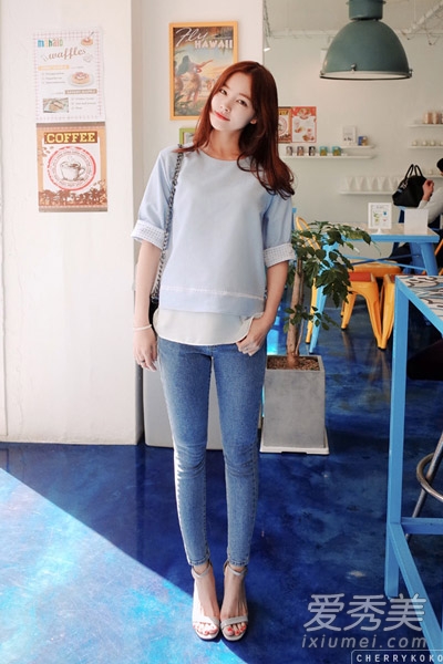 女装2015夏款 冰淇淋色单品流行