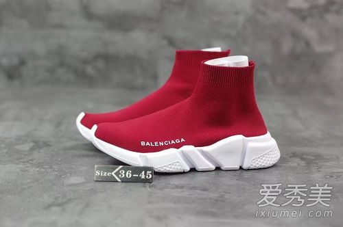 colette独占版balenciaga巴黎世家红色袜子鞋多少钱?