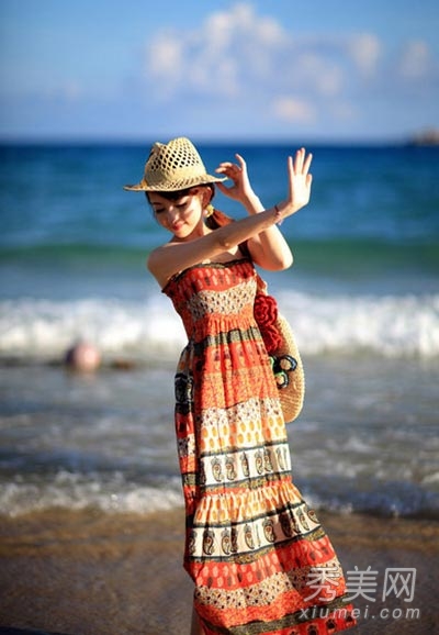 10款波西米亚长裙 海边度假必备