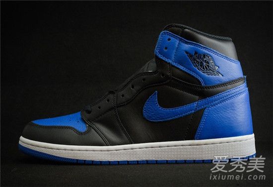 aj1黑藍和皇家藍區別 aj1黑藍上腳圖