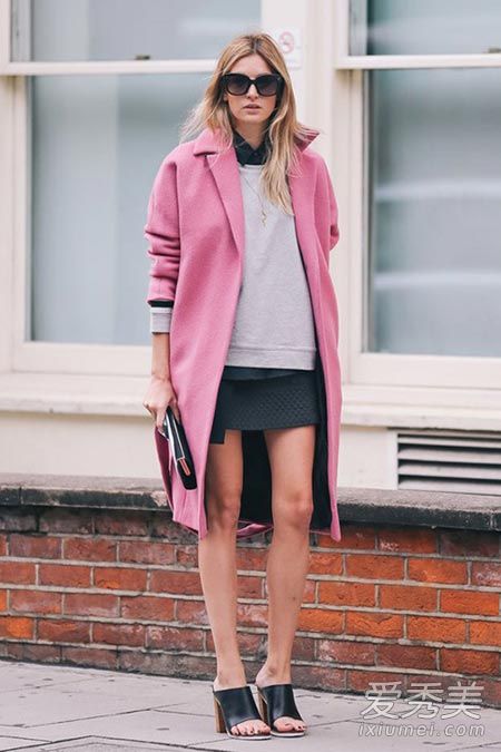 2015冬天穿什麼 粉色大衣超有女人味冬天大衣怎麼穿好看