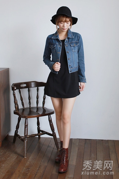 2014春季流行服饰 复古牛仔外套街头范