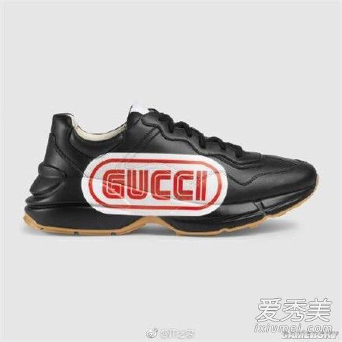 gucci rhyton皮革运动鞋多少钱 gucci rhyton皮革运动鞋细节解析