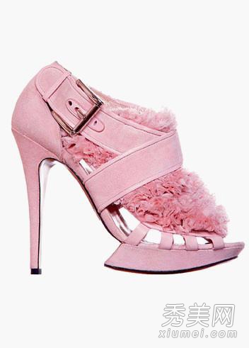 粉色美鞋大赏 拉长美腿衬出白皙