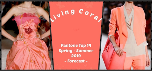Pantone2019年流行色出炉了！活力珊瑚橙颜色的单品你有吗？