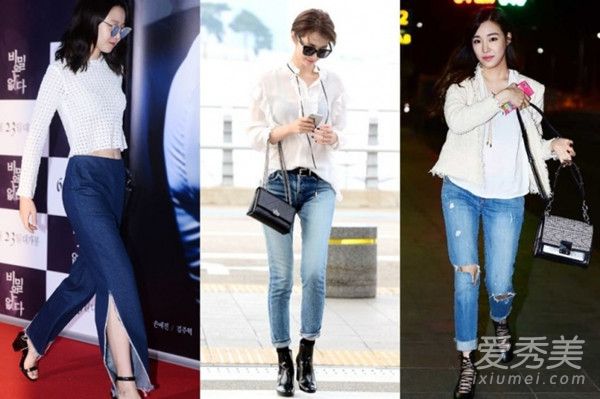 孔孝真高俊熙 韩国女星最爱的破洞牛仔裤穿搭 破洞牛仔裤怎么搭配
