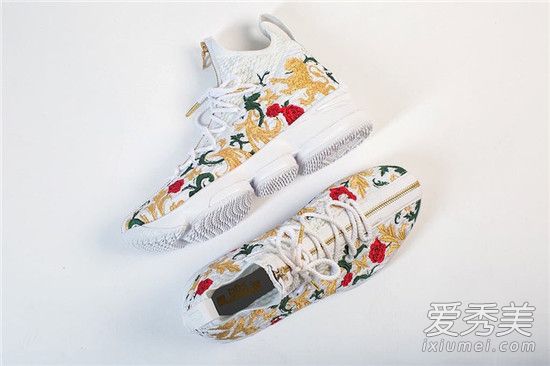 kith x lebron15花卉系列怎么样 kith x lebron15花卉细节图