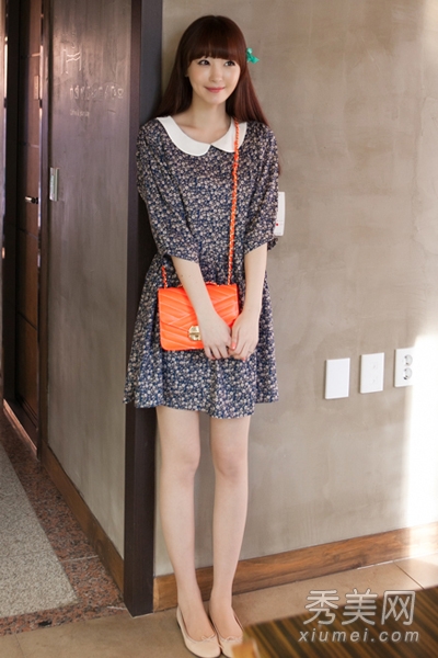 2013秋装新款连衣裙 优雅韩范显淑女
