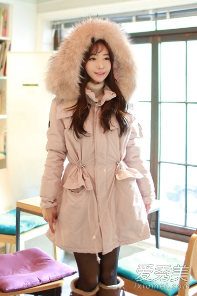 韩版时尚棉服 让冬日搭配休闲有范