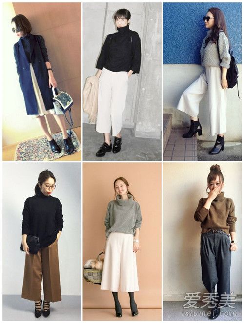 一件高领毛衣就完胜 冬季怎么穿都美 服装搭配