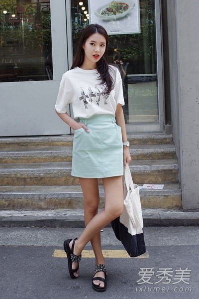 女装2015夏款 冰淇淋色单品流行
