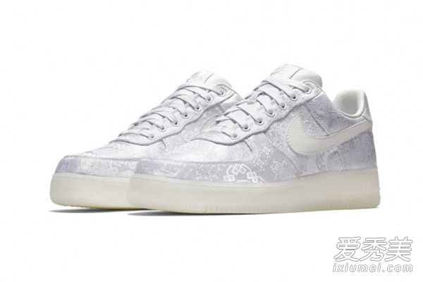 CLOT x Nike Air Force 1白絲綢發售價 CLOT x Nike Air Force 1白絲綢多少錢