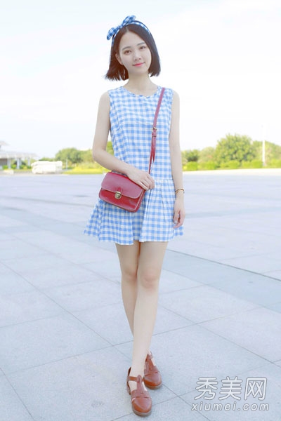 夏季连衣裙新款 格子裙条纹裙流行