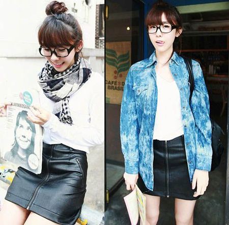 展现修长高腰裙秋季复古潮流