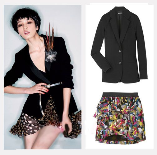 晚秋迷你裙浪漫约会一整天