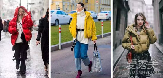 冬季羽绒服的搭配策略无论什么颜色都可以控制!