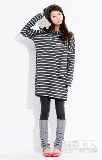 我喜欢的宽松条纹衬衫