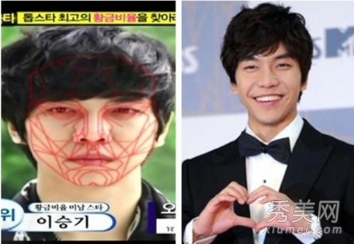韩国5大最美男星 黄金比例脸型成整容模版