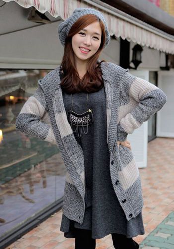 秋天越来越浓了。韩国毛衣来得正是时候。