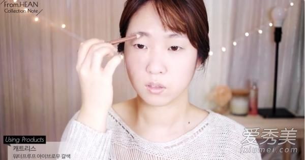 韓式單眼皮眼妝 圖解安昭熙單眼皮眼線的畫法