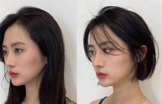 2019流行中短发发型图片女 通过层次、纹理、长度等确定中短发的蓬松感