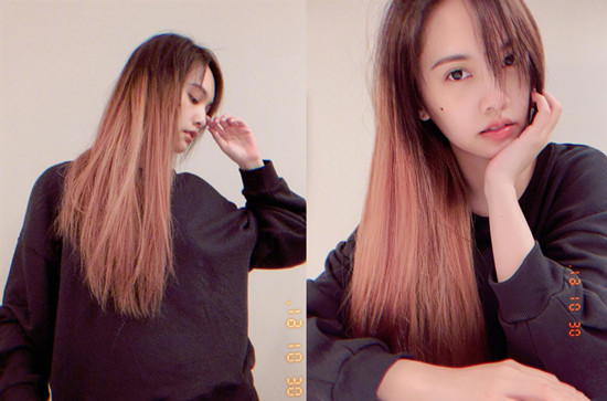 杨丞琳晒新发色 想要染发不伤发全靠“养”！