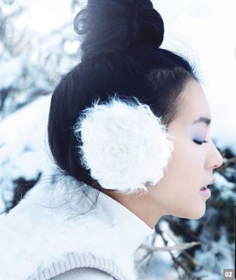 冬天用彩妆扮演成优雅“冰雪皇后”