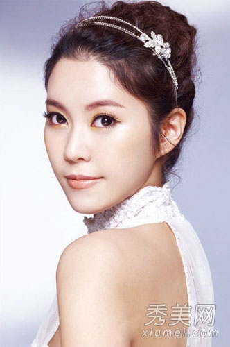 韩式新娘盘发图片 15款发型最美