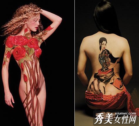 “裸”的艺术惊艳全世界的人体彩绘