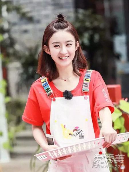 七十二层奇楼赵丽颖发型 赵丽颖同款半丸子头怎么扎