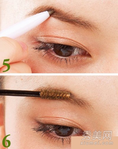 眉毛畫法：粗眉妝&淡眉妝隻需6個步驟