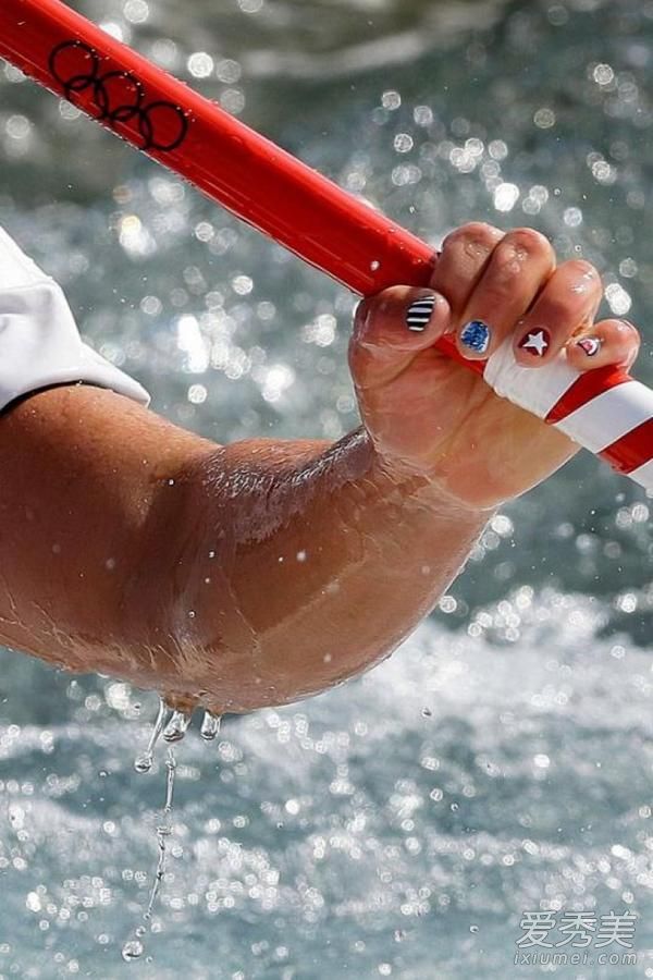 看看女运动员们的手 指尖上的奥运好精彩 奥运会美甲