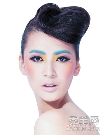 适合亚洲脸的春季彩妆 “马卡龙”嫩妆教程图