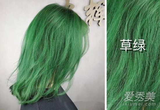 染绿色头发有哪些颜色 染绿色头发最后会变成什么颜色