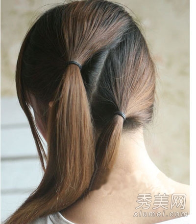 秀美发型DIY 韩式花瓣头发型扎法