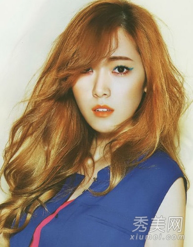 少女时代Jessica示范 人气韩式长发